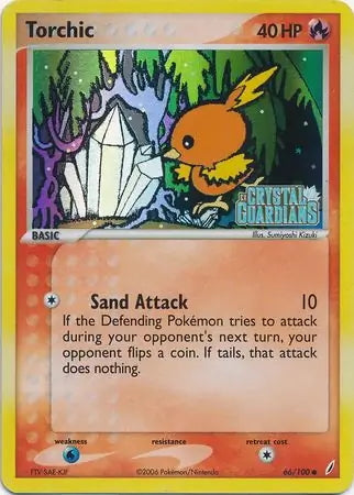 EX Crystal Guardians Torchic #66/100 reverse holo